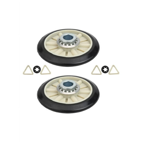 2Pc 349241T Dryer Rear Drum Support Roller Kit For Kenmore For Amana Component