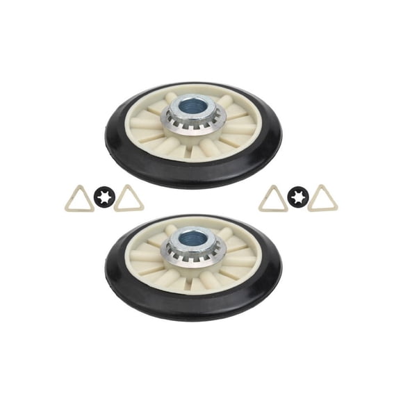 2PC 349241T Dryer Rear Drum Support Roller Kit for Kenmore for Amana Component