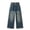 Z-04Navy, variant on Coerni Oversize Baggy Cargo Denim Pants for Teen Girls Youth Kids Multi Pockets High Waist Wide Leg Jeans Streetwear Pants