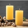 thumbnail image 3 of Vance Kitira 6" Pale Yellow Timber Pillar Candle, 3 of 10