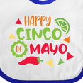 thumbnail image 4 of Inktastic Happy Cinco De Mayo with Lime and Red Pepper Boys or Girls Baby Bib, 4 of 4
