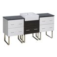 thumbnail image 1 of Imaginations Américaines 73,5 pouces W Vanity Set Gris, 1 of 1