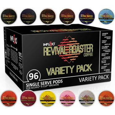 Revival Roaster Variety Pack (96 Count/12 Different Flavors)