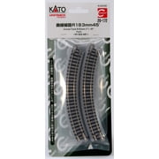 Kato USA Inc. N 183mm 7 Radius Curve 45-Degree 4 KAT20172 N Track