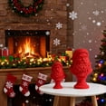 thumbnail image 2 of Tupukom Christmas Gifts Santa Bust Christmas Tabletop Decoration, White Santa Claus Head Statue Resin Figurine Christmas Home Decor Ornament for Tabletop Bookshelf Bedroom Office, 2 of 8