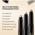 thumbnail image 5 of Cream Eye Shadow Brightener Stick Makeup, Monochrome Cream Glitter-Shimmer Eye Shadow Stick Palette Makeup, Cream Waterproof Long Lasting High Pigmented Eye Shadow (Fancy), 5 of 9
