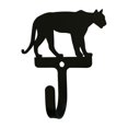 thumbnail image 2 of Metal Wall Hook with Mountain Lion Accent, Small, Black, 2 of 2