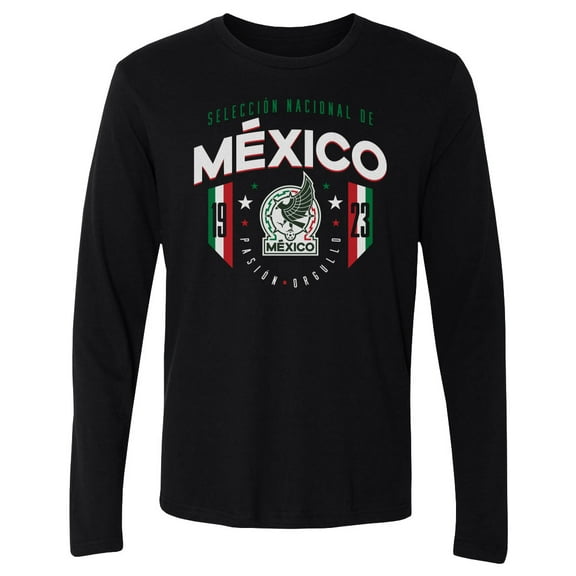 Men's 500 Level Black Mexico National Team 1923 Long Sleeve T-Shirt