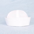 thumbnail image 2 of EYNMVR White Sailor Hat for Women Men, Navy Captain Yacht Hat Halloween Costume Sailor Cap for Dressing Up Party, 2 of 5