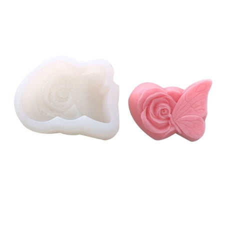 Zecic Silicone Mould Butterfly Candle Molds Casting Molds Baking Molds Craft Supplies