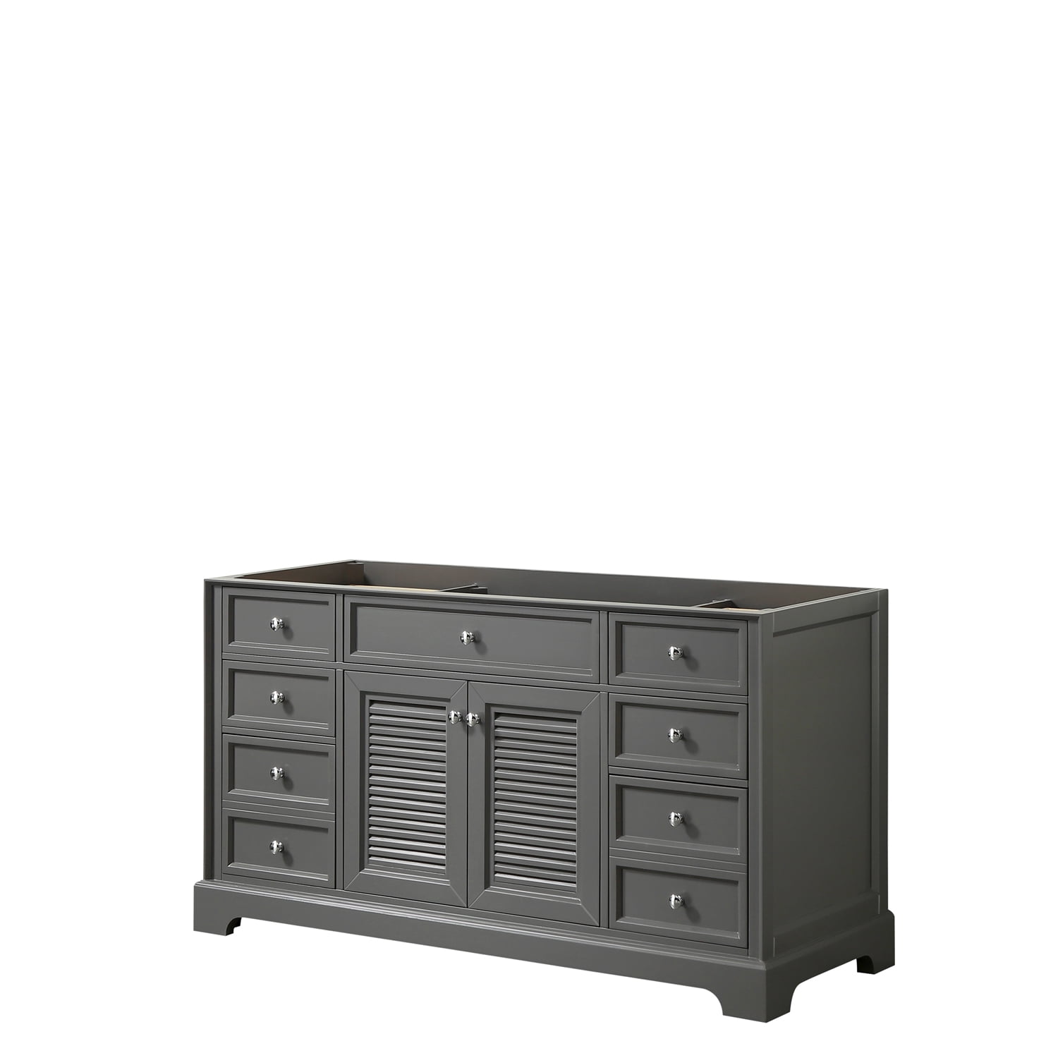Wyndham Collection WCS212160SKGCXSXXMXX 60 in. Single Bathroom Vanity
