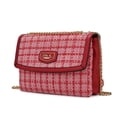 thumbnail image 1 of MKF Collection by Mia K. MKF-X756RD Mackenzie Tweed Womens Shoulder Handbag, 1 of 1