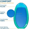 thumbnail image 6 of SwimWays Spring Float Inflatable Pool Lounger with Hyper-Flate Valve, Aqua, 6 of 8