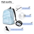 thumbnail image 4 of Naloa Blue Marble Canvas Backpack for Men Women Rucksack Casual Travel Daypack College Tote Satchel Bookbag for Teens-Small, 4 of 7
