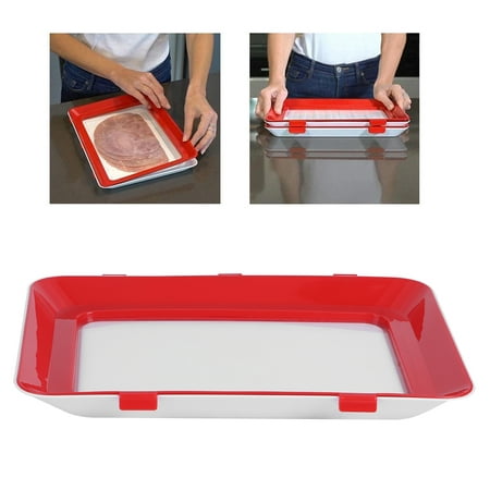 Spptty Reusable Food Preservation Tray Vacuum Seal Stackable Food ...