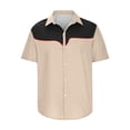 thumbnail image 5 of Mens Short Sleeve Dress Shirts Blue Mens T-Shirts Graphic Tees Funny Summer Tops Shirts for Men Graphic Tees Y2k my orders, 5 of 5