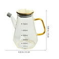 thumbnail image 4 of YARNOW Kitchen Sauce Soy Sauce Bottle Decorative Vinegar Oil Cruet Kitchen Soy Sauce Storage Jar(700ml), 4 of 4