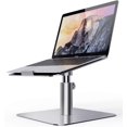 thumbnail image 1 of Laptop Stand Adjustable, 360° Rotating Laptop Riser for Desk, Ergonomic Aluminum Notebook Computer Holder, Compatible with 10" - 17" Laptops Such as MacBook Air Pro, Dell, HP,, 1 of 8