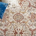thumbnail image 6 of SAFAVIEH Valencia Renae Medallion Polyester Area Rug, Ivory/Rust, 8' x 10', 6 of 8