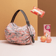 thumbnail image 4 of Bolsa de compras plegable, hombro de viaje, portátil, gruesa, grande, bolsa de compras para comestibles, bolsa de compras verde para supermercado, 4 of 6