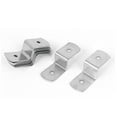 thumbnail image 4 of REGALWOVEN 38mm x 13mm x 11mm Metal Z Shape Picture Frame Braces Brackets Silver Tone 10Pcs, 4 of 5
