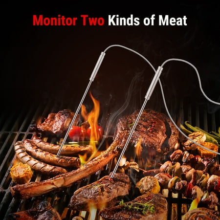 ThermoPro - Dual Probe Wireless Meat Thermometer - Red