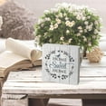 thumbnail image 3 of Zomyto 7x7 Inch Home Sweet Home Sign,Home Signs for Home Decor,Rustic Wooden Box Sign Block Plaque, 3 of 5