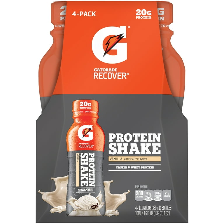 Gatorade G Super Shake Protein Shake With Nutrients Vanilla 11OZ