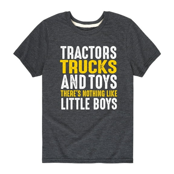 Instant Message - Tractors Trucks And Toys - Youth Short Sleeve Tee