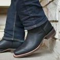 thumbnail image 2 of Square Toe Leather Sole Cowboy Boots H4002, 2 of 7