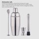 thumbnail image 2 of Kearding Bar-Tending Set Bartender Kit Coctelera de alcohol profesional Kits de equipo de elaboración de vino Kearding HA014742-00, 2 of 6