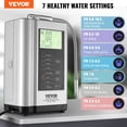 thumbnail image 3 of STAWAY Alkaline Water Ionizer - pH 3.5-10.5, 7 Settings, 5 Plates, Auto-Clean, 8000L Filter, Hydrogen Rich Water Purifier for Health & Cooking, 3 of 9