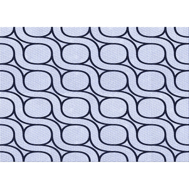 Ahgly Tapis Rectangulaire Lavable en Machine Intérieur Lavande Bleu, 2 Pieds x 5 Pieds
