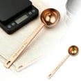 thumbnail image 2 of Stainless Steel Coffee And Measuring Spoon With Long Handle Ideal For Ground Coffee Loose Leaf Milk Frothing And Ingredients round Plate Mat Set round Coffee Table Mat Kitchen Mats for Table Table, 2 of 4