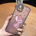 thumbnail image 3 of Matte Case for VIVO Y93 Y91C Y91 Y85 Y77 Y76 Y75 Y73 Y72 Y71 Y53 Y52S Y50 Y35 Y22 Y21 Y20 4G 5G Case Lilo & Stitch Cartoon Anime, 3 of 5