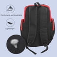 thumbnail image 3 of Mochila De Baloncesto, Tela Oxford, Multifuncional, Múltiples Compartimentos, Equipo De Entrenamiento De Baloncesto De Gran Capacidad, Mochila Para Voleibol, 3 of 7