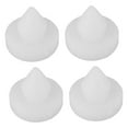 thumbnail image 5 of IDEANATEGRATE Vehicle Maintenance 4Pcs Brake Pedal Stopper Pads with PC and ABS for Car Owners, 5 of 8