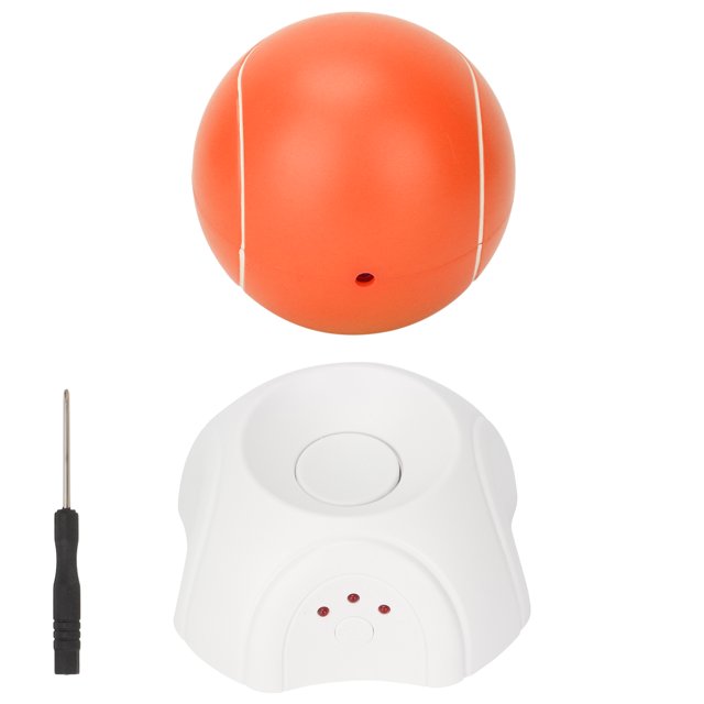 Cat Rolling Ball, Cat Electronic Ball Plastic Automatic Rolling Interactive for Attract Cats Orange,Pink,Green