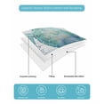 thumbnail image 5 of Quilts King Size Bedding Set, Teal Sea Turtle Lightweight Quilted Comforter, Summer Coastal Coral Ocean Grey Wooden Soft Reversible Bedspread Coverlet with Pillow Covers for All Season, 96" x 106", 5 of 7