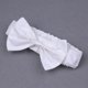 thumbnail image 4 of Ropa Para Bebé (Niño O Niña), Atuendo Para Niño Pequeño, Moda, Mangas Voladoras s, Color Sólido, Hombro Con Fugas, Top, Tocado Con Lazo, Traje Blanco Odeerbi LM103-8707, 4 of 7