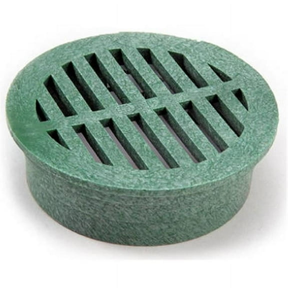 16 3 in. Green Round Structural Foam Polyolefin Grate