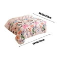 thumbnail image 3 of Pink Winter Supplies Comforter Cover,Simple Printed Bed Cover,Double Bed Cover (90×68Inch ),Quilt Case for All Seasons-friendly Soft Bedding Double Duvet Cover Fresh Patterns, 3 of 5