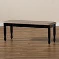 thumbnail image 6 of Skyline Decor Sand Fabric Upholstered and Dark Brown Finished Wood Dining Bench, 6 of 7