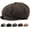 Coffee, variant on Men's 8 Panel Newsboy Cap Vintage Tweed Cap Herringbone Cabbie Flat Cap