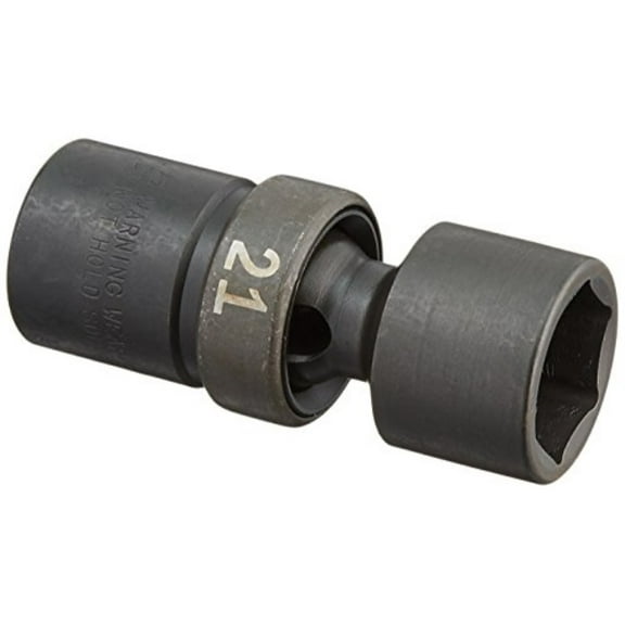 skt-34371 1/2" drive 6 point swivel metric impact socket 21mm