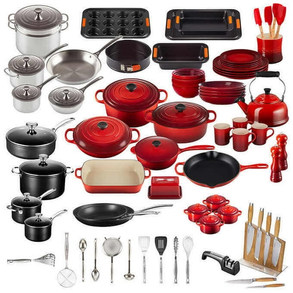 Le Creuset Dream Kitchen Set, 126-piece - Culinary Mastery in Every Detail