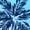 Deep Tropical Teal Palm Trees, variant on Lands' End Girls Keyhole Tankini Swim Top