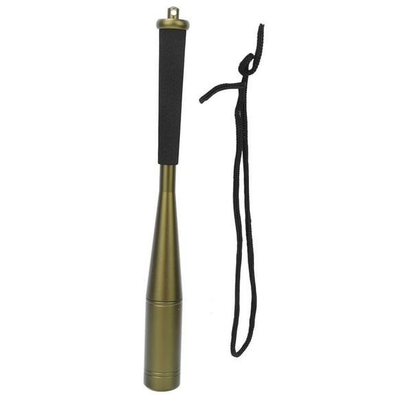 25mm Diameter Fishing Bat Tool Aluminium Alloy Head 2 Colours Fish Priest with Foam HandleGreen
