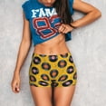 thumbnail image 3 of Fotbe Retro Vinyl Records Shorts Sin Costuras – Shorts Deportivos de Cintura Alta para Mujer, Elásticos para Gimnasio, Yoga, Running o Ciclismo-Large, 3 of 8