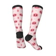thumbnail image 4 of Balery Pig Noses Printed Novelty Socks Men's Women's Crew Socks Sports Socks Knee High Socks Cotton Socks Quirky and Cool Socks, 4 of 9